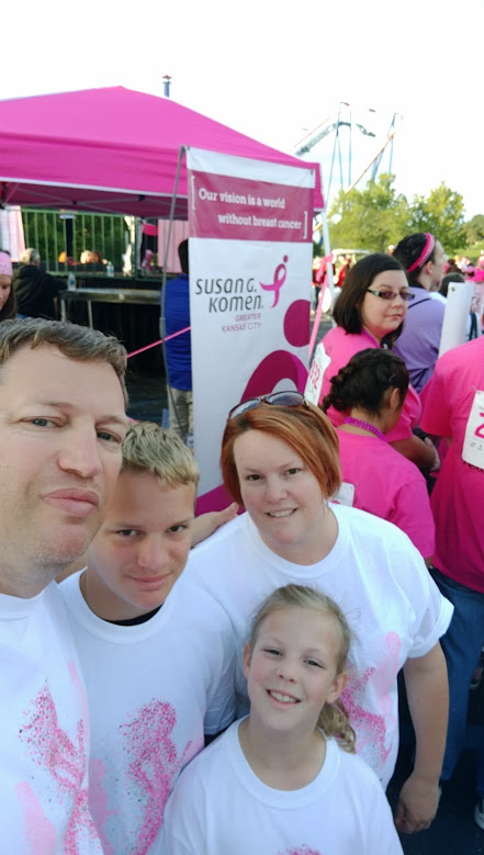 Customs Engineer Brent Hartwich and family Raced for the Cure