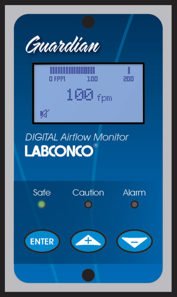 Fume Hood Airflow Monitor with Alarm - Laboratory Safety