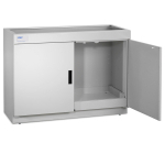 Protector Standard Storage Base Cabinet with Dual Doors Open