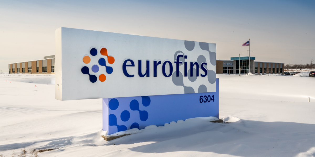 Eurofins Sign in Winter